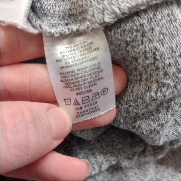 Lou & Grey Grey Long Sleeve Lounge Jumpsuit Sz XS - Picture 10 of 12